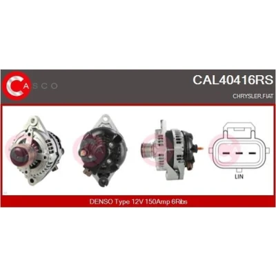 Kuva CASCO CAL30124AS Laturi 12V 65A FIAT: BRAVO 1, Punto I Hatchback