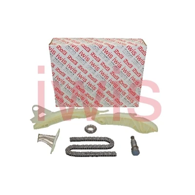 Kuva AIC 59101Set Jakoketjusarja Liukuraiteilla, ketjunkiristimellä, Kampiakselin hammasrattaalla Yksinkertainen, Ketju koteloitu PEUGEOT: 207 Hatchback