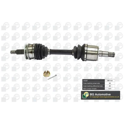 Kuva BGA DS6101L Vetoakseli Etuakseli, vasen