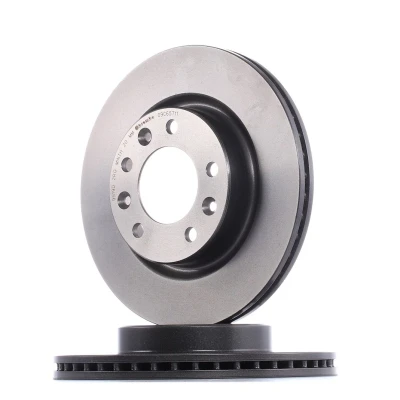 Kuva BREMBO COATED DISC LINE 09.C657.11 Jarrulevyt 266 22 5 tuuletettu sisältä pinnoitettu hiiliteräs Ruuveilla PEUGEOT: 308 SW 2, II Hatchback