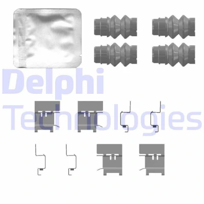 Kuva DELPHI LX0768 Tarvikesarja, Jarrupala VOLKSWAGEN: Transporter 6, Amarok Pick up