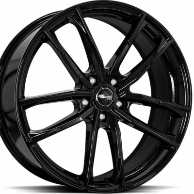 Kuva Brock B38 Shiny Black 8x19 5/112 ET39 B66.6
