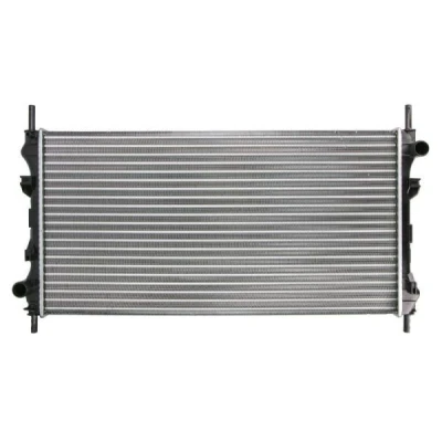 Kuva THERMOTEC D7G019TT Jäähdytin Alumiini, Muovi 770 389 26 Käsivaihteisto Jäähdytysrivat mekaan. kiinnitetyt FORD: Transit Mk6 Bussi, Mk5 Bussi