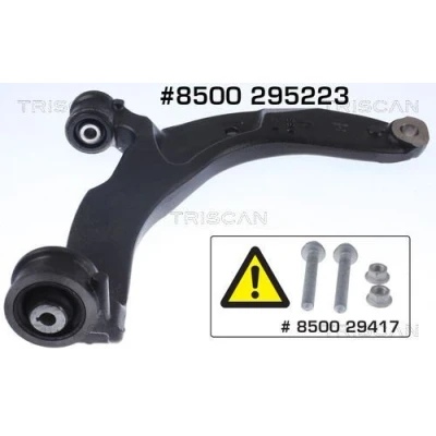 Kuva TRISCAN 8500 295223 Alatukivarsi Ilman alapallo /palloniveltä, Kumilaakerilla Poikittaistukivarsi VOLKSWAGEN: Transporter 5, 6