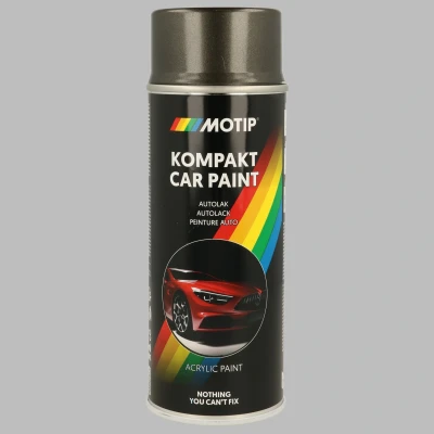Kuva MOTIP 51100 Ajoneuvo yhdistelmämaali 400ml aerosoli harmaa Kompakt red glossy 12 ml