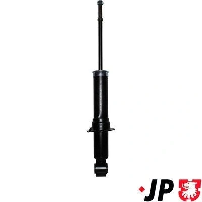Kuva JP GROUP 4852100800 Iskunvaimentimet Taka akseli Kaasupaine Kaksiputki Joustintuki Tappi ylhäällä, Silmukka alhaalla TOYOTA: Corolla IX Hatchback