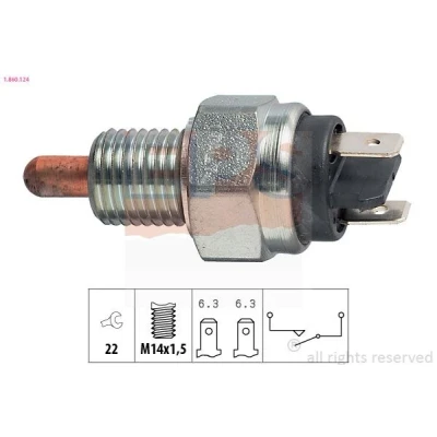 Kuva EPS 1.860.124 Peruutusvalon Kytkin Made in Italy OE Equivalent