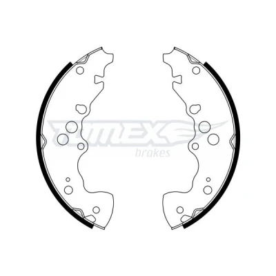 Kuva TOMEX brakes TX 22 95 Jarrukengät Taka akseli 254 57 SUZUKI: Grand Vitara 1 SUV