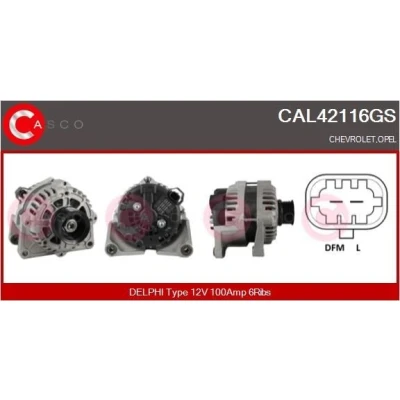 Kuva CASCO CAL35162AS Laturi 12V 90A FORD: FIESTA 5