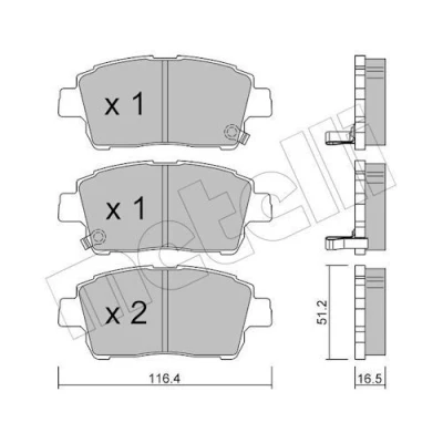 Kuva Jarrupalasarja, levyjarru METELLI 22 0423 0