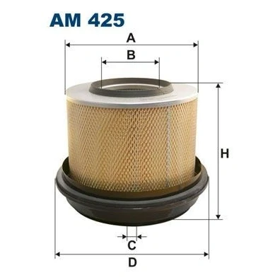 Kuva FILTRON AM 425 Ilmansuodatin 255 276 Suodatinpanos MERCEDES BENZ: LK/LN2