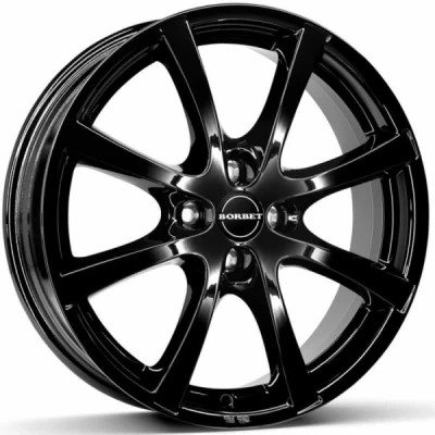 Kuva BORBET LV4 Black Glossy 6.5x15 4/108 ET20 B65.1