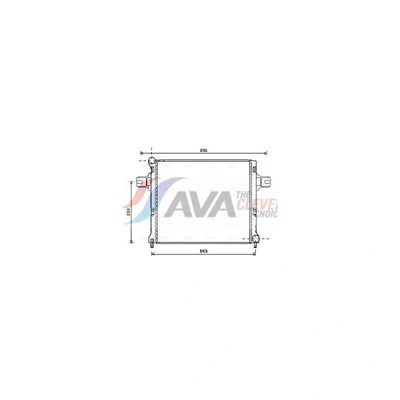 Kuva Jäähdytin,moottorin jäähdytys AVA QUALITY COOLING JEA2064