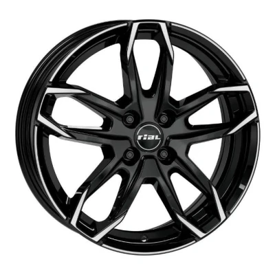 Kuva Rial Lucca Diam Black Pol 6.5x16 5/114.3 ET38 B70.1