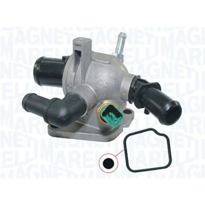 Kuva MAGNETI MARELLI 352317100950 Termostaatti 88 Tiivisteillä Anturilla OPEL: Astra H Caravan, Corsa D Hatchback, FIAT: Linea