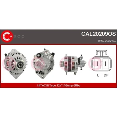 Kuva CASCO CAL10573AS Laturi 12V 150A VOLVO: V70 3, XC60 I, S60 II, FORD: S Max Mk1, MONDEO 4 Turnier,