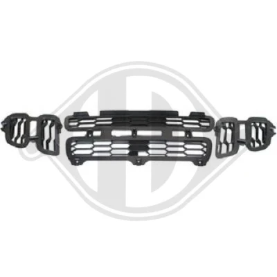 Kuva DIEDERICHS Priority Parts 5402843 Etusäleikkö Harmaa, Matta