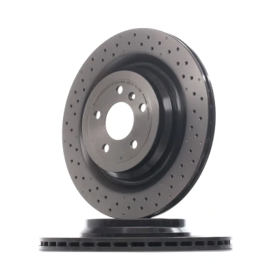 Kuva BREMBO COATED DISC LINE 09.A961.21 Jarrulevyt 345 22 5 rei&#039;itetty/tuuletettu sisältä pinnoitettu hiiliteräs Ruuveilla MERCEDES BENZ: ML sarja, GLE SUV