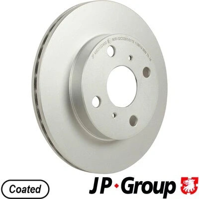 Kuva JP GROUP 4863102400 Jarrulevyt Etuakseli 235 18 4 Tuuletettu pinnoitettu TOYOTA: Yaris I Hatchback, Verso