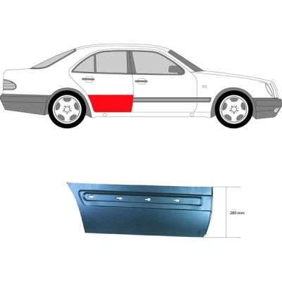 Kuva Ovi, Taakse, oikea MERCEDES BENZ E KLASS [W210], T Model [S210] OE