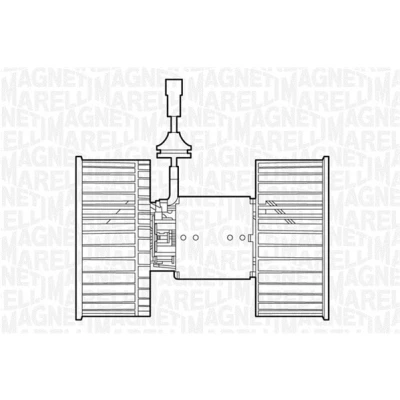 Kuva MAGNETI MARELLI 069412534010 Lämmityslaitteen Puhallin