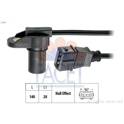 Kuva FACET 9.0277 Nokka Akselin Asentotunnistin Made in Italy OE Equivalent