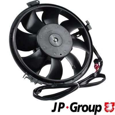 Kuva JP GROUP 1199104900 Jäähdyttimen Tuuletin Autoihin, joissa ilmastointi 280 300 ilman jäähdytystuulettimen kehää AUDI: A6 C5 Avant