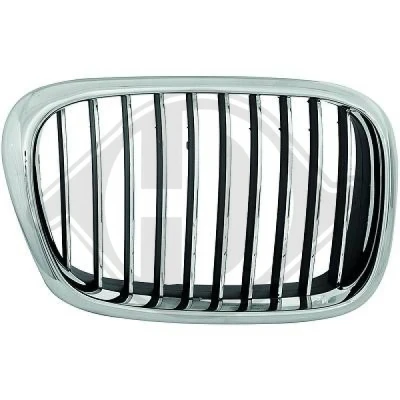 Kuva DIEDERICHS 1223143 Etusäleikkö Vasen Kromi BMW: 5 Sedan