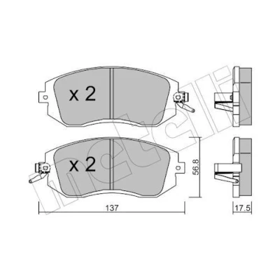 Kuva Jarrupalasarja, levyjarru METELLI 22 0500 1