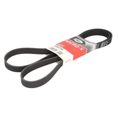 Kuva GATES 6PK1778 Moniurahihna 1778 6 Polyesteri, EPDM (eteenipropeeni dieeni kumi) FleetRunner Micro V MERCEDES BENZ: E sarja Sedan, C SLK