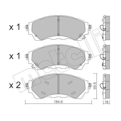 Kuva METELLI 22 1343 1 Jarrupalat akustisella kulumavaroittimella