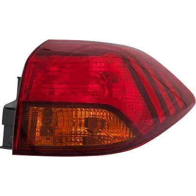 Kuva DIEDERICHS 6862190 Takavalot Oikea Uloin osa P21W, P21/5W Lampun kannalla, Johtosarjalla