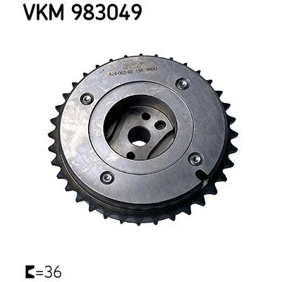 Kuva SKF VKM 983049 Nokka Akselin Hammaspyörä Imupuoli 36 TOYOTA: Auris Hatchback