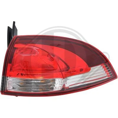 Kuva DIEDERICHS 4416690 Takavalot Oikea Uloin osa PY21W, P21/5W polttimoilla Lampun kannalla RENAULT: Clio 4