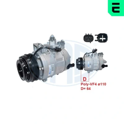 Kuva Kompressori, ilmastointilaite FORD GALAXY III, MONDEO Halvkombi V, Sedan Turnier S MAX OE 2026792, 2036679, 2062122