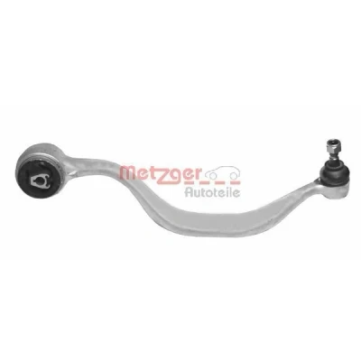 Kuva METZGER 58018201 Alatukivarsi KIT + Alapallo /pallonivelellä, Kumilaakerilla Etuakseli, vasen, Yläpuolella Poikittaistukivarsi Alumiini BMW: 5 Sedan