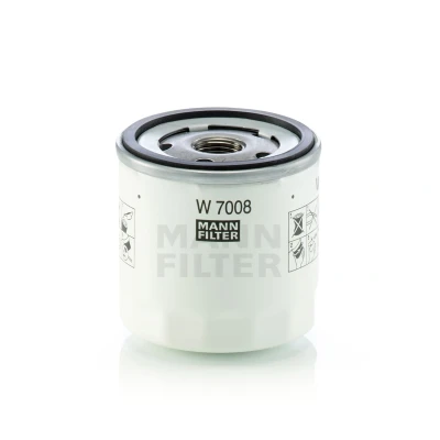 Kuva MANN FILTER W 7008 Öljynsuodatin 3/4 16 UNF yhdellä peruutuksenestoventtiilillä Ruuvattava suodatin FORD: Focus 3, C Max, Mk1 Farmari