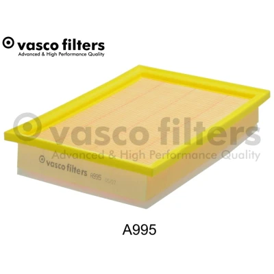 Kuva DAVID VASCO A995 Ilmansuodatin 59 211 306 suorakulmainen (rectangular) Suodatinpanos Esisuodattimella FORD: Galaxy Mk1 MPV