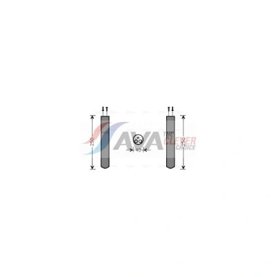 Kuva PRASCO TOD415 Ilmastoinnin Kuivain Alumiini CHRYSLER: 300C Touring, TOYOTA: Aygo