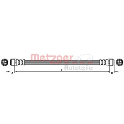 Kuva METZGER 4110360 Jarruletku 403 AUDI: Q7, VOLKSWAGEN: Touareg I