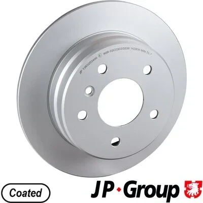 Kuva JP GROUP 1363203400 Jarrulevyt Taka akseli 258 8 5 täysi pinnoitettu MERCEDES BENZ: A sarja