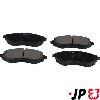 Kuva JP GROUP 6363603210 Jarrupalat Etuakseli akustisella kulumavaroittimella CHEVROLET: Aveo / Kalos Sedan, Hatchback, Hatchback