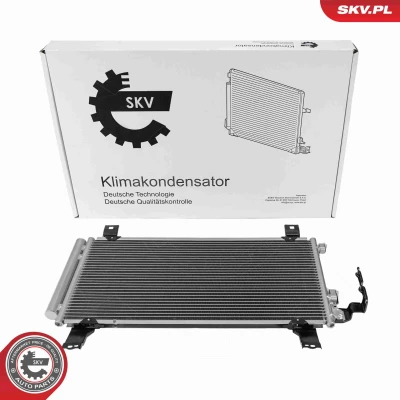 Kuva ESEN SKV 86SKV141 Ilmastoinnin Lauhdutin Vedenerottimella Alumiini 648mm MAZDA: 6 Sedan