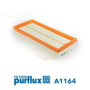 Kuva PURFLUX A1164 Ilmansuodatin 50 123 282 Suodatinpanos FIAT: Punto II Hatchback, Panda Hatchback