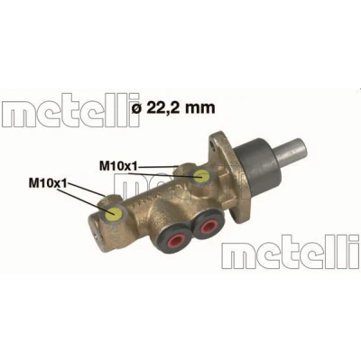 Kuva METELLI 05 0278 Jarrupääsylinteri 22,20mm Valurauta