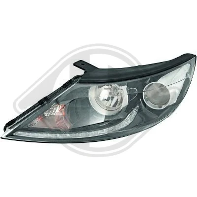 Kuva DIEDERICHS 6522883 Ajovaloumpio Vasen LED, H7/H7 Oikeanpuoleiselle liikenteelle Sähkömoottorilla