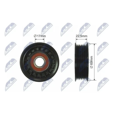 Kuva Kiristysrulla, kiilahihna FORD COUGAR, MONDEO II, III, Sedan Turnier III OE 3978035,