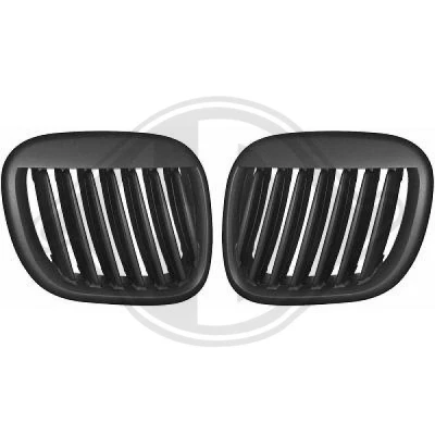 Kuva DIEDERICHS HD Tuning 1250340 Etusäleikkö Molemminpuolin Musta