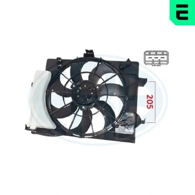 Kuva ERA 352101 Jäähdyttimen Tuuletin 390 12