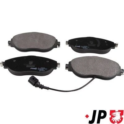 Kuva JP GROUP 1163613310 Jarrupalat Etuakseli kulumisvaroitinkoskettimella VOLKSWAGEN: Passat B8 Variant, Golf 7 7, SKODA: Octavia 3 Combi